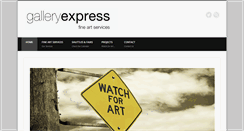 Desktop Screenshot of galleryexpress.ca